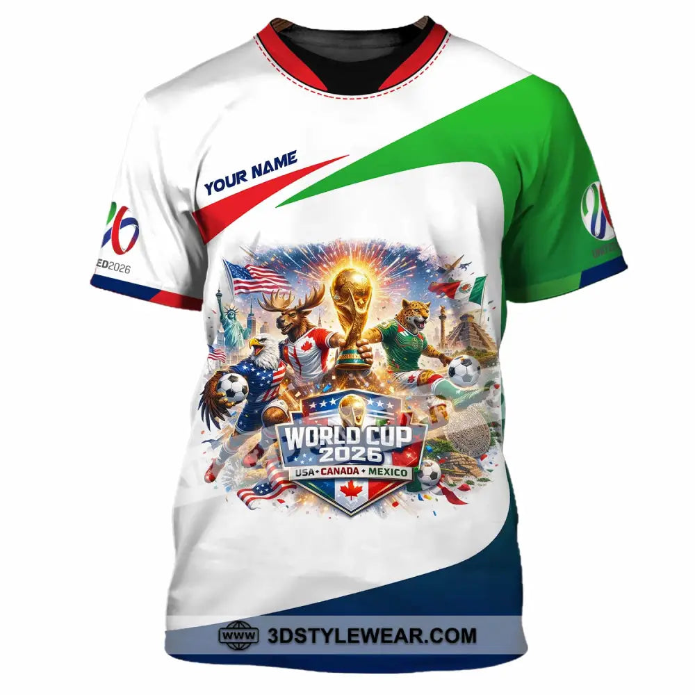 Unisex Shirt - Custom FIFA World Cup 2026 3D Shirt T-Shirt / S T-shirt