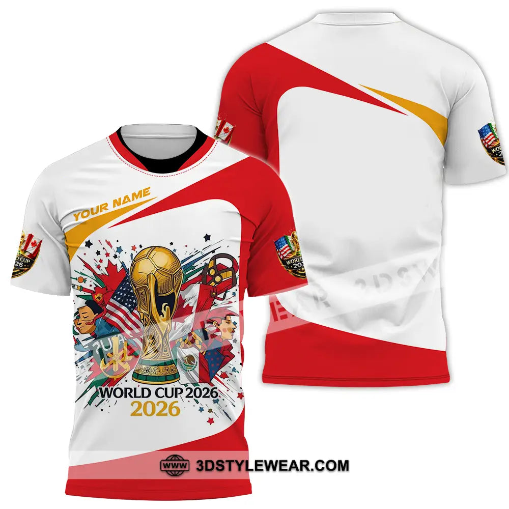 Unisex Shirt - Custom FIFA World Cup 2026 3D Shirt T-Shirt / S T-shirt