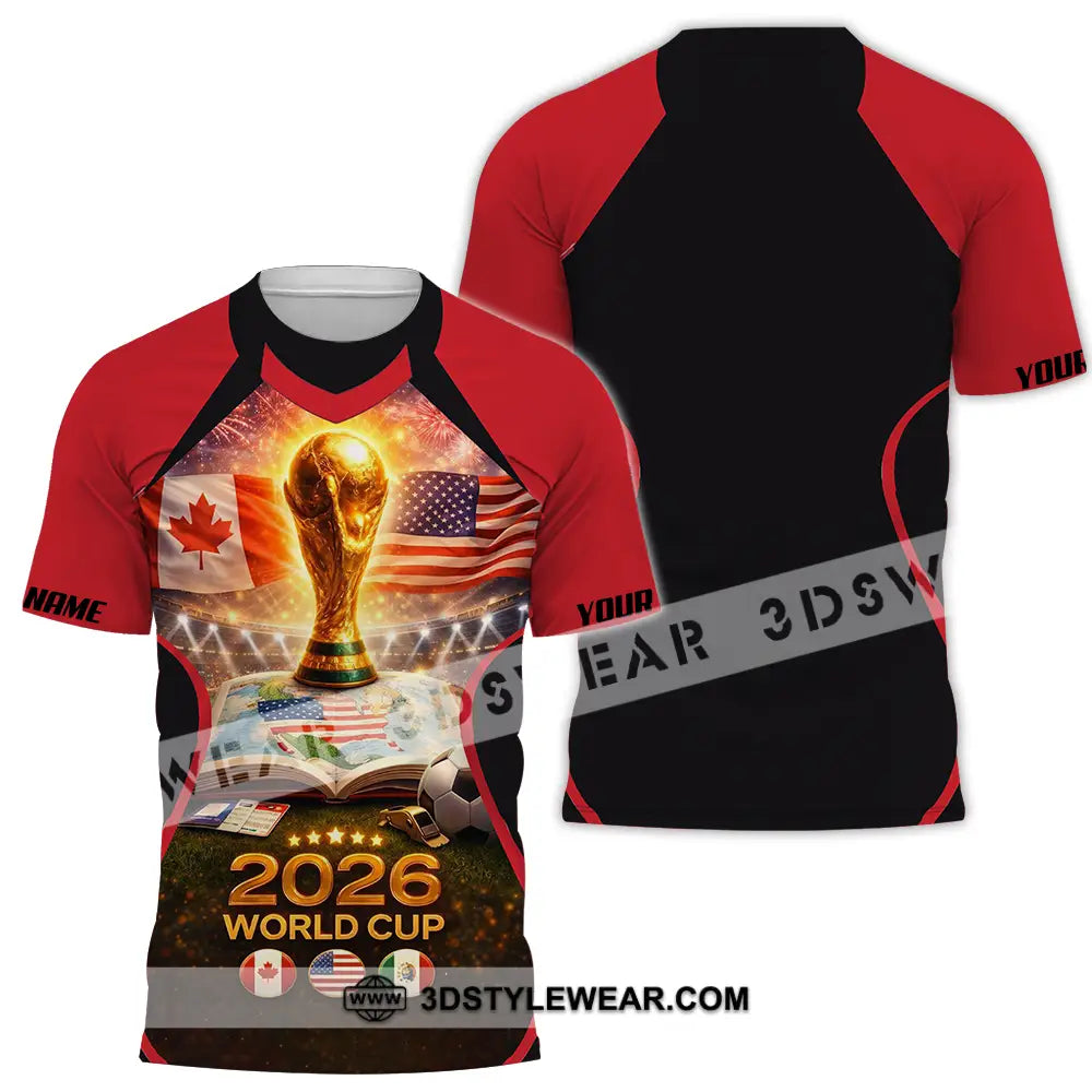 Unisex Shirt - Custom FIFA World Cup 2026 3D Shirt T-Shirt / S T-shirt