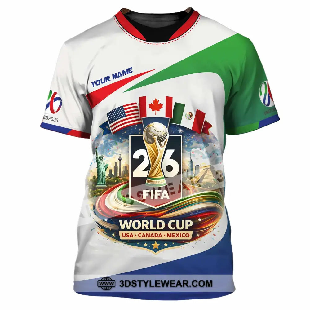 Unisex Shirt - Custom Fifa World Cup 2026 3D Shirt T-Shirt / S T-shirt