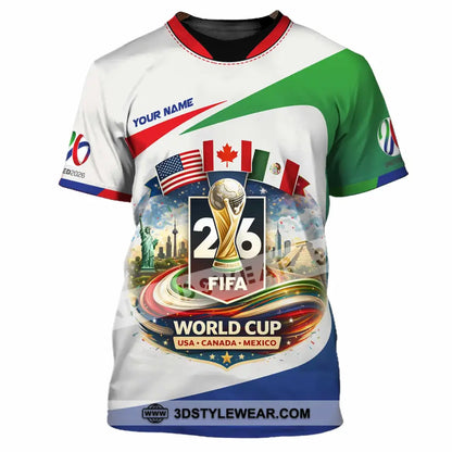 Unisex Shirt - Custom Fifa World Cup 2026 3D Shirt T-Shirt / S T-shirt