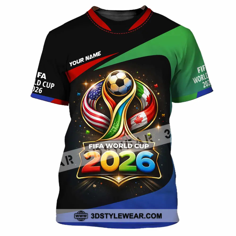 Unisex Shirt - Custom Fifa World Cup 2026 3D Shirt - T-Shirt / S - T-shirt