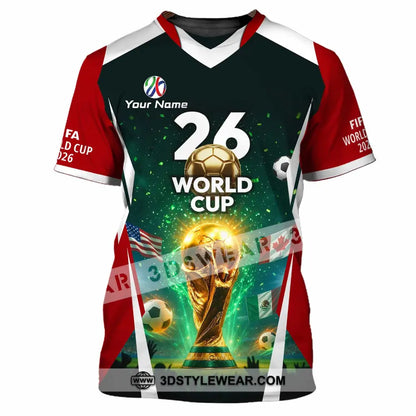 Unisex Shirt - Custom Fifa World Cup 2026 3D Shirt T-Shirt / S T-shirt