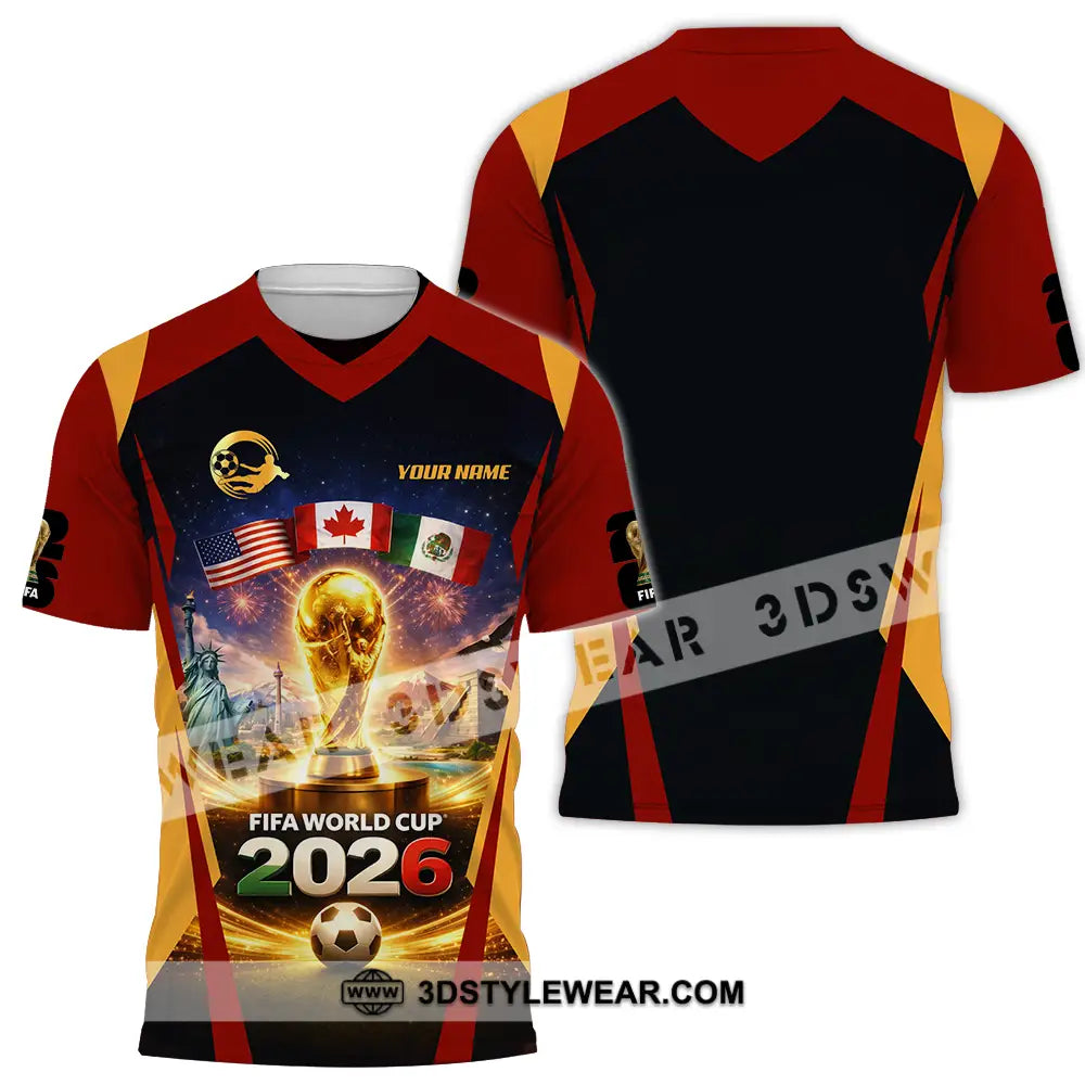 Unisex Shirt - Custom Fifa World Cup 2026 3D Shirt T-Shirt / S T-shirt
