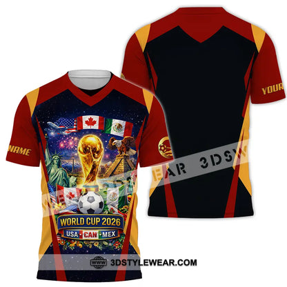 Unisex Shirt - Custom FIFA World Cup 2026 3D Shirt T-Shirt / S T-shirt