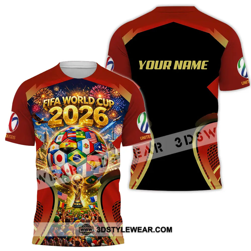 Unisex Shirt - Custom FIFA World Cup 2026 3D Shirt T-Shirt / S T-shirt