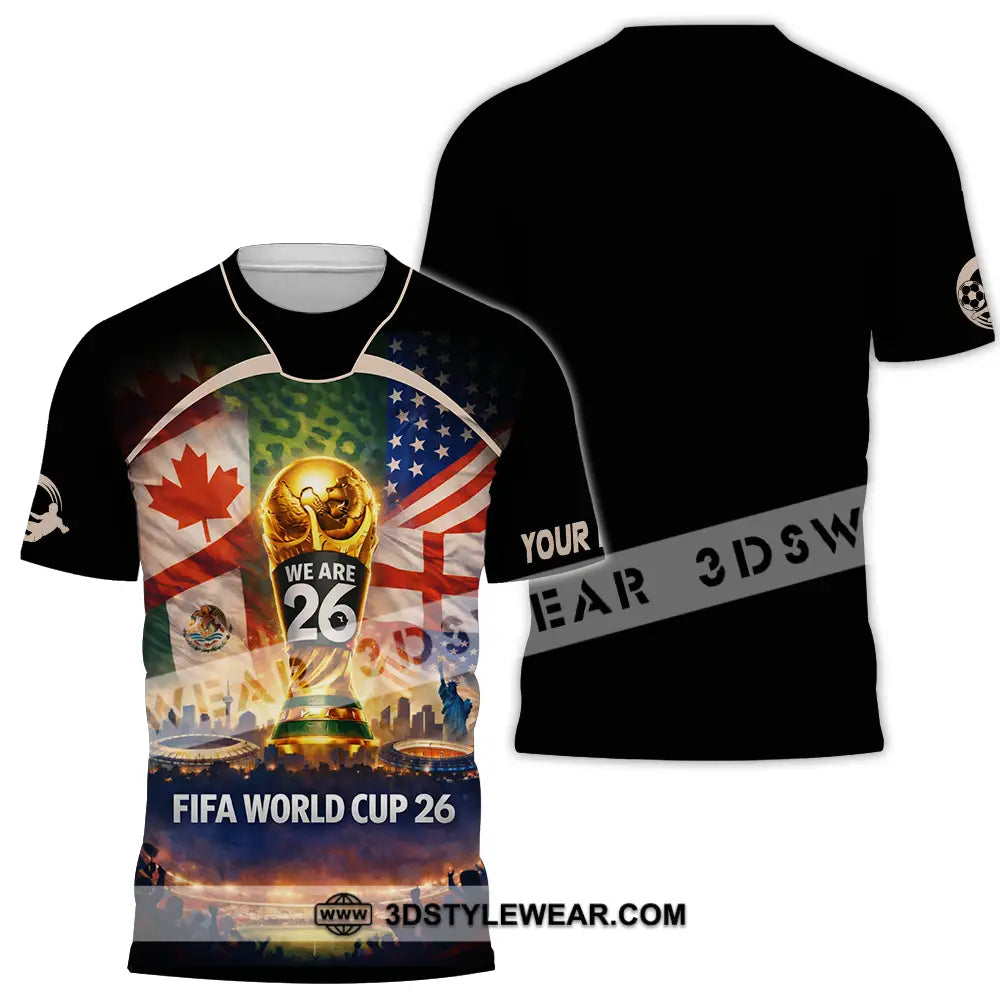 Unisex Shirt - Custom FIFA World Cup 2026 3D Shirt T-Shirt / S T-shirt