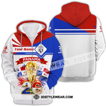 Unisex Shirt - Custom Fifa World Cup 2026 3D Shirt - Zipper Hoodie / S - T-shirt