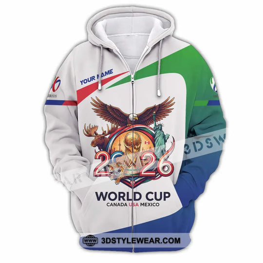 Unisex Shirt - Custom Fifa World Cup 2026 3D Shirt style option 3
