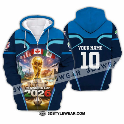 Unisex Shirt - Custom Fifa World Cup 2026 3D Shirt Zipper Hoodie / S T-shirt