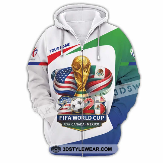 Unisex Shirt - Custom Fifa World Cup 2026 3D Shirt style option 3