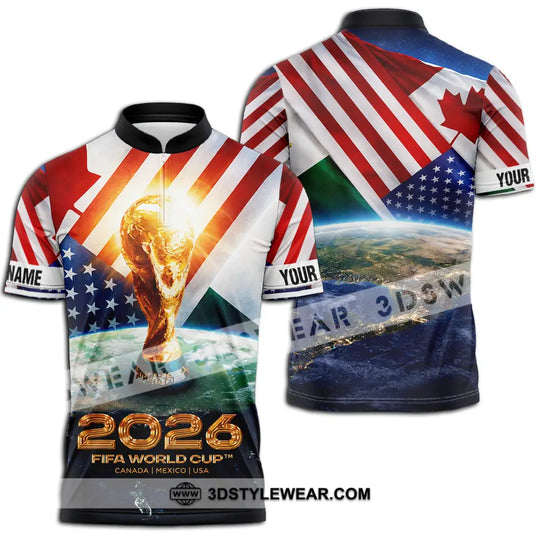 Unisex Shirt - Custom Fifa World Cup 2026 3D Shirt style option 3