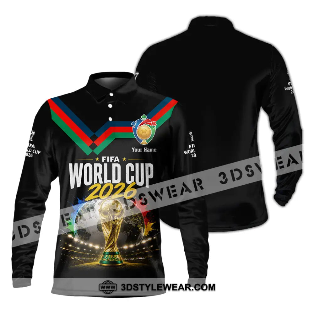 Unisex Shirt - Custom FIFA World Cup 2026 Shirt - Long Sleeve Polo / S - T-shirt