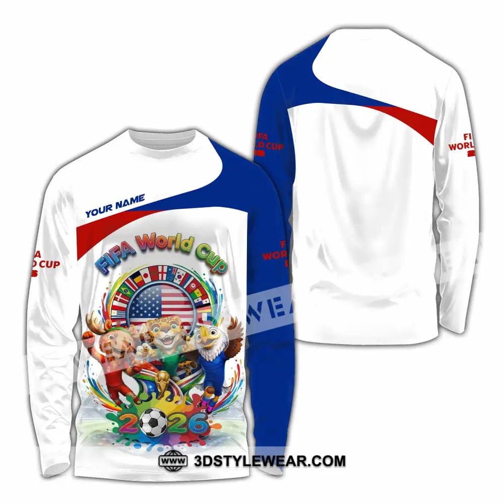 Unisex Shirt - Custom Fifa World Cup 2026 Shirt - Long Sleeve Shirt / S - T-shirt