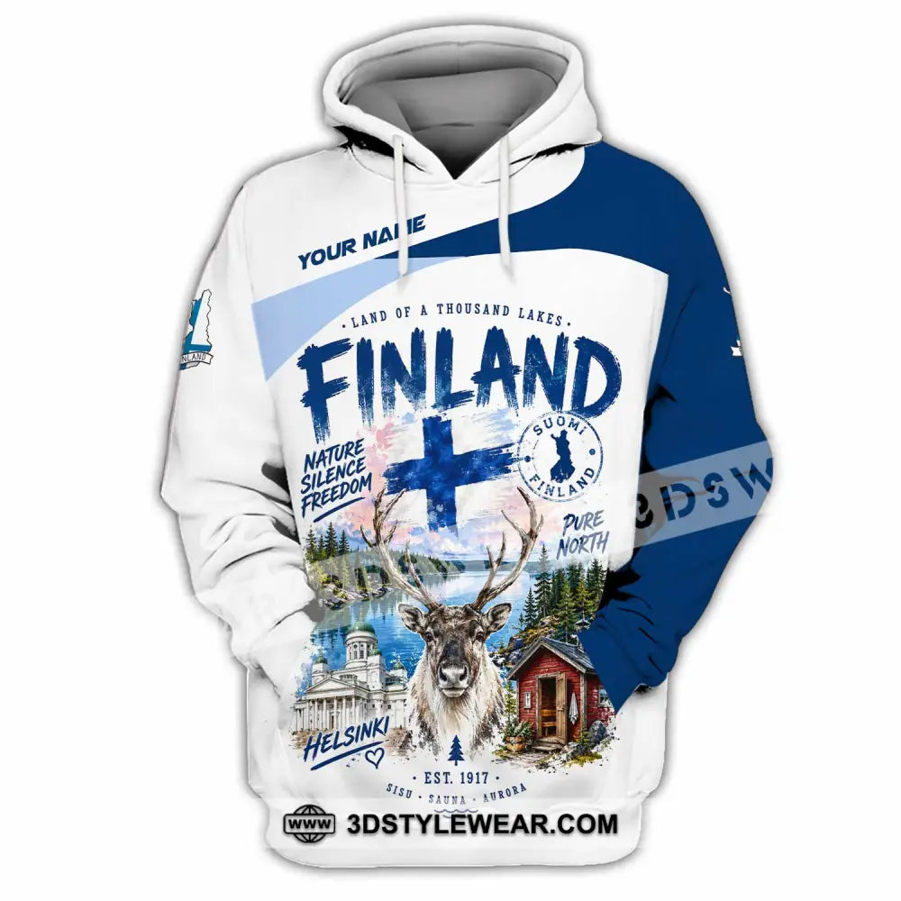 Unisex Shirt - Custom Finland Shirt - Hoodie / S - T-shirt