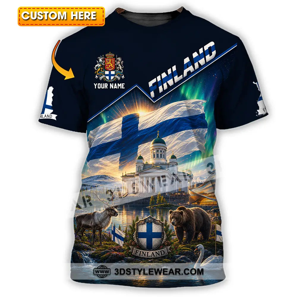 Unisex Shirt - Custom Finland Shirt - T-shirt