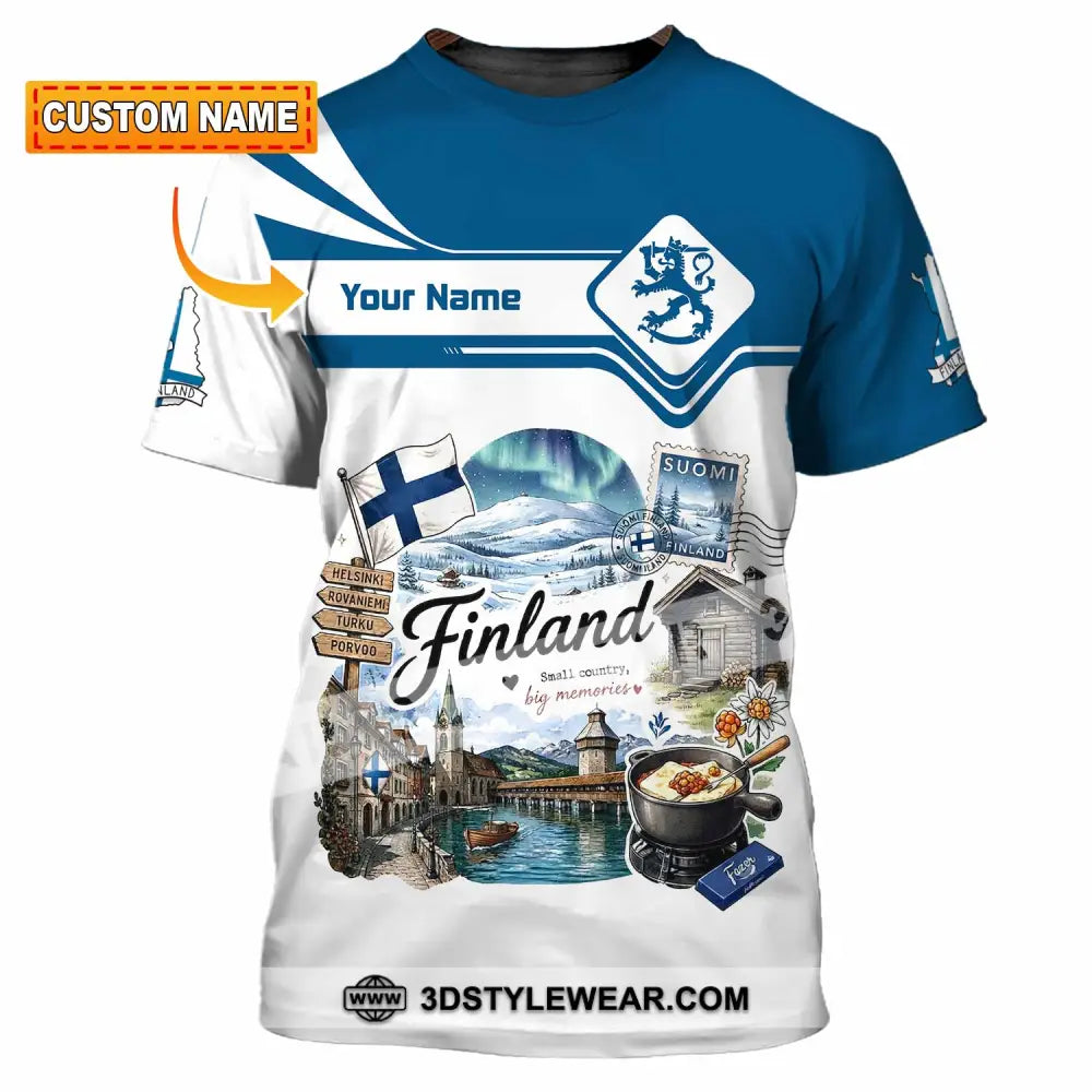 Unisex Shirt - Custom Finland Shirt - T-shirt