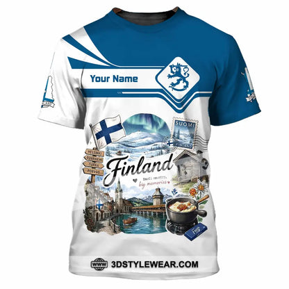 Unisex Shirt - Custom Finland Shirt - T-Shirt / S - T-shirt