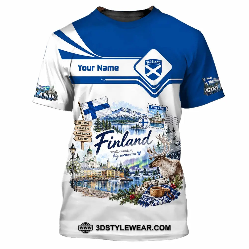 Unisex Shirt - Custom Finland Shirt - T-Shirt / S - T-shirt