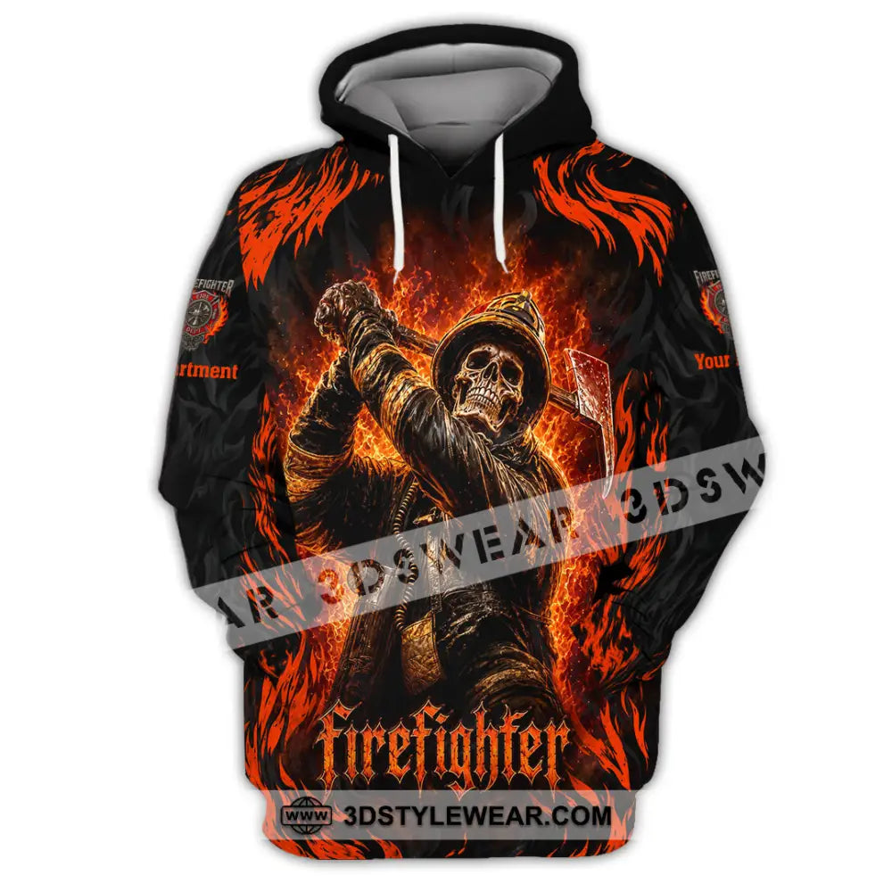 Unisex Shirt - Custom Firefighter Shirt - Hoodie / S - T-shirt