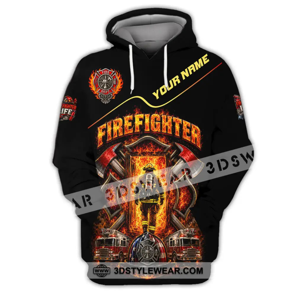 Unisex Shirt - Custom Firefighter Shirt - Hoodie / S - T-shirt