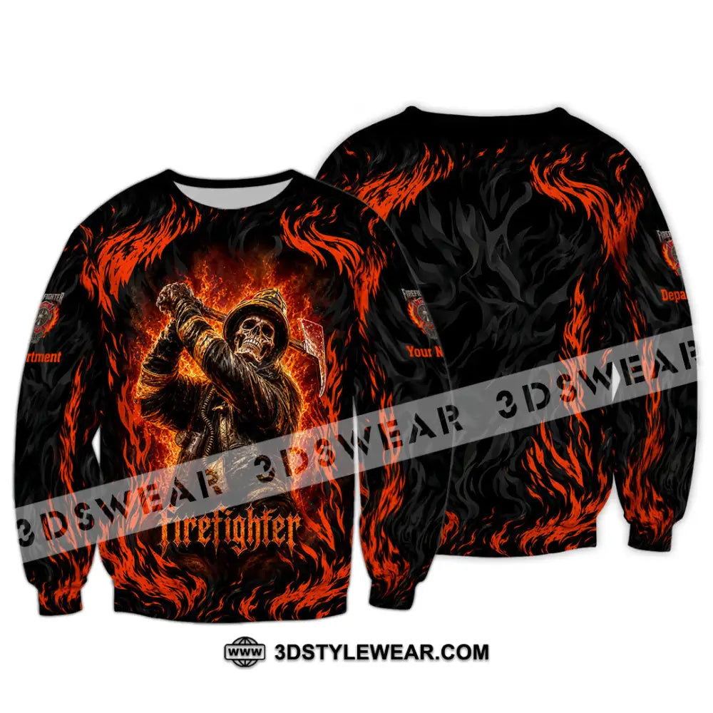 Unisex Shirt - Custom Firefighter Shirt - Long Sleeve / S - T-shirt