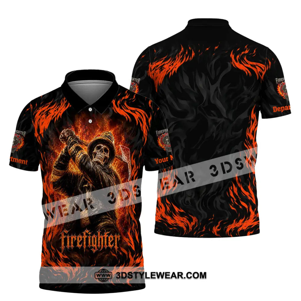 Unisex Shirt - Custom Firefighter Shirt - Polo Shirt / S - T-shirt