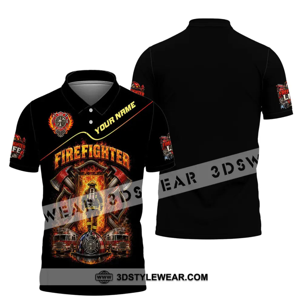 Unisex Shirt - Custom Firefighter Shirt - Polo Shirt / S - T-shirt