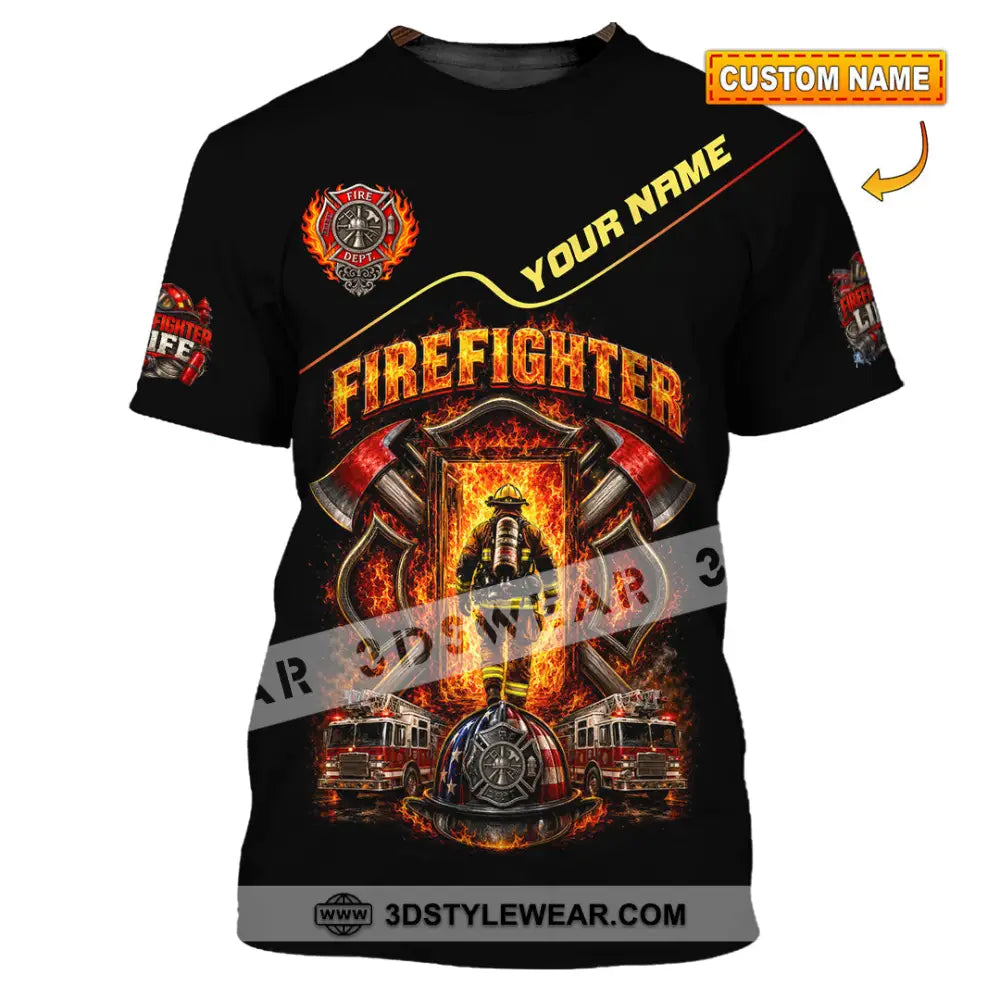 Unisex Shirt - Custom Firefighter Shirt - T-shirt