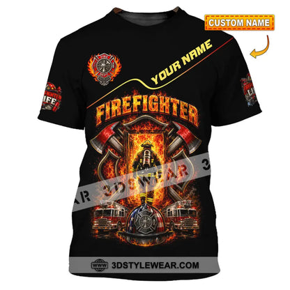 Unisex Shirt - Custom Firefighter Shirt - T-shirt