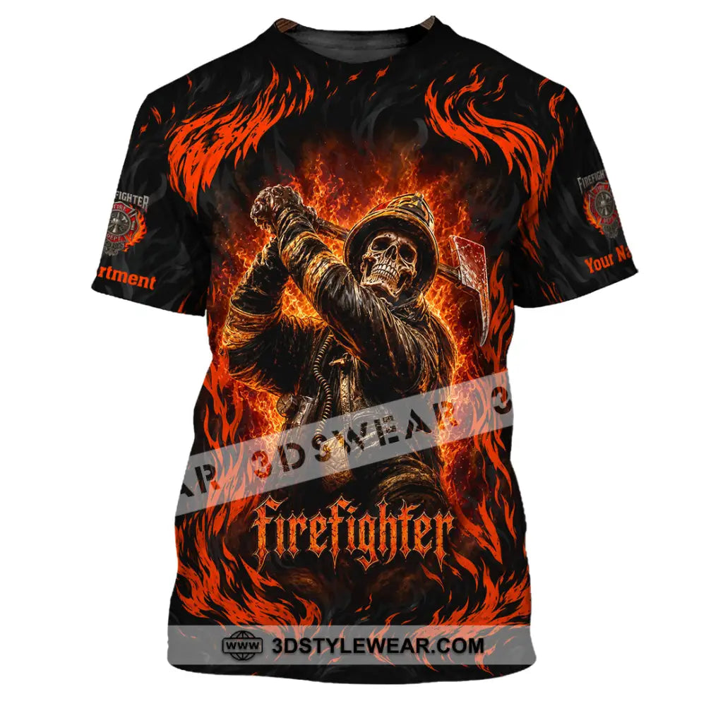 Unisex Shirt - Custom Firefighter Shirt - T-Shirt / S - T-shirt