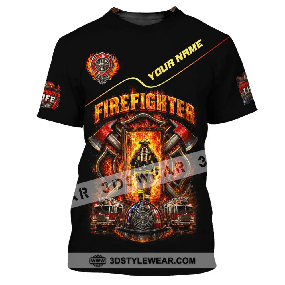 Unisex Shirt - Custom Firefighter Shirt - T-Shirt / S - T-shirt