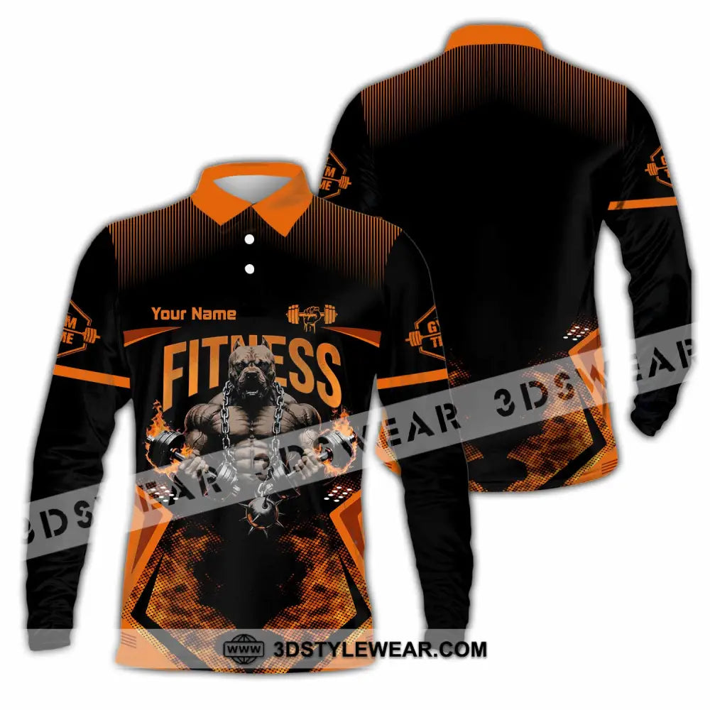Unisex Shirt - Custom Fitness Shirt - Long Sleeve Polo / S - T-shirt