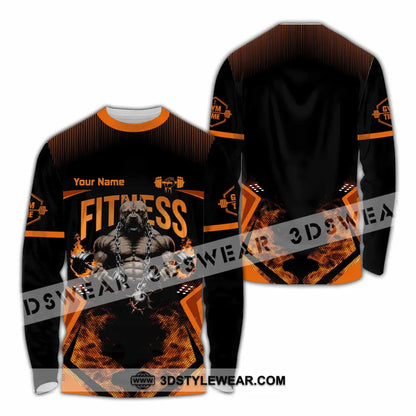Unisex Shirt - Custom Fitness Shirt - Long Sleeve Shirt / S - T-shirt