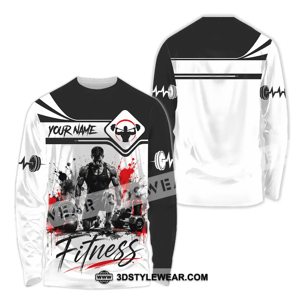 Unisex Shirt - Custom Fitness Shirt - Long Sleeve Shirt / S - T-shirt