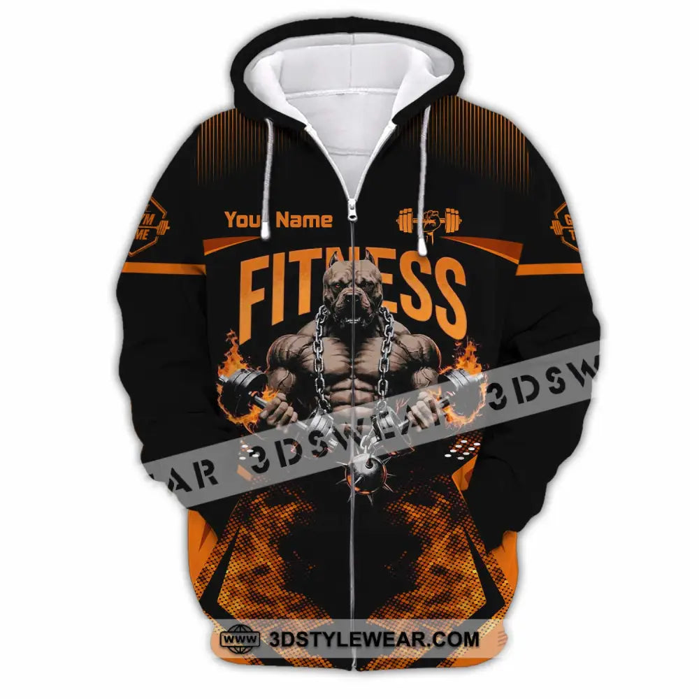 Unisex Shirt - Custom Fitness Shirt - Zipper Hoodie / S - T-shirt
