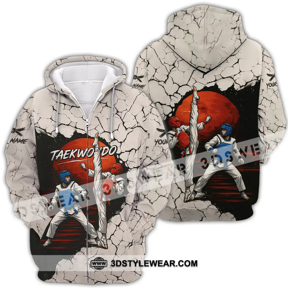 Unisex Shirt - Custom Shirt For Taekwondo Lover - Zipper Hoodie / S - T-shirt