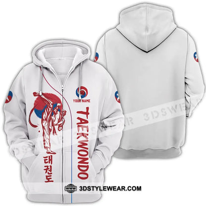 Unisex Shirt - Custom Shirt For Taekwondo Lover - Zipper Hoodie / S - T-shirt