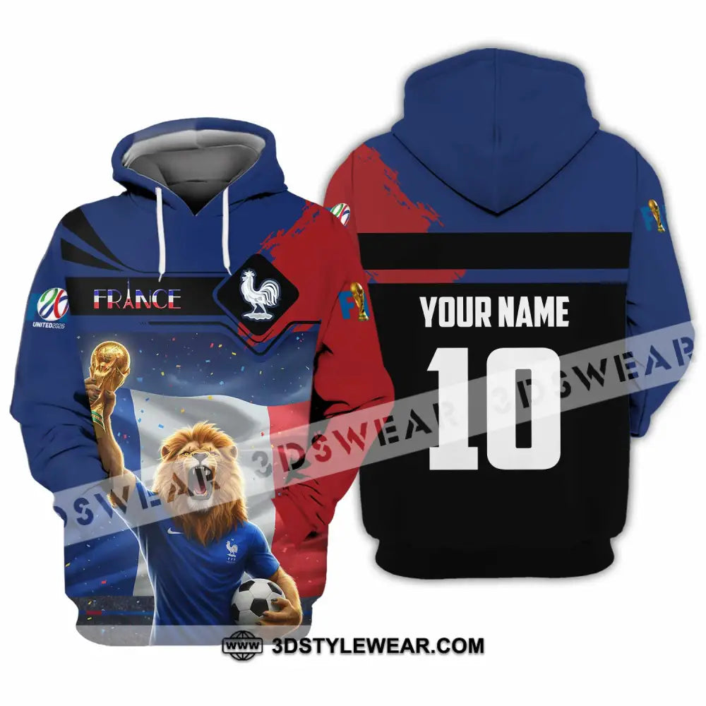 Unisex Shirt - Custom France 3D Shirt Hoodie / S T-shirt