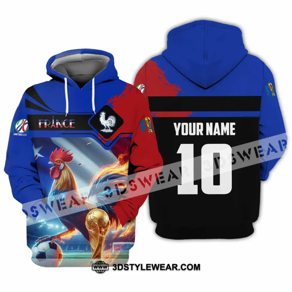 Unisex Shirt - Custom France 3D Shirt Hoodie / S T-shirt