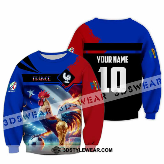 Unisex Shirt - Custom France 3D Shirt style option 3