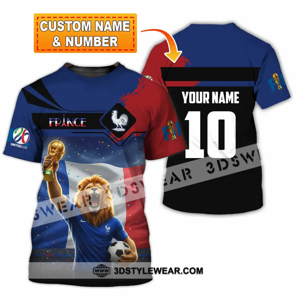 Unisex Shirt - Custom France 3D Shirt T-shirt