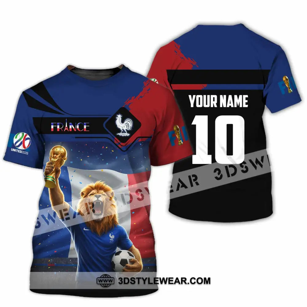 Unisex Shirt - Custom France 3D Shirt T-Shirt / S T-shirt