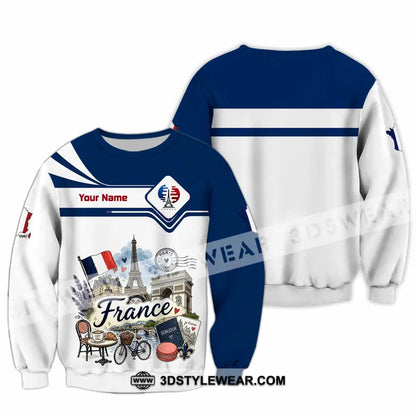 Unisex Shirt - Custom France Shirt - Long Sleeve / S - T-shirt