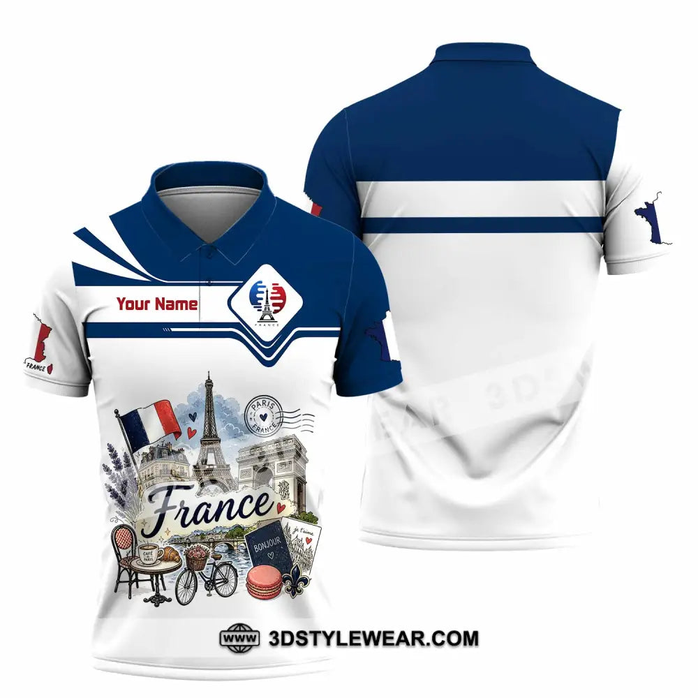 Unisex Shirt - Custom France Shirt - Polo Shirt / S - T-shirt