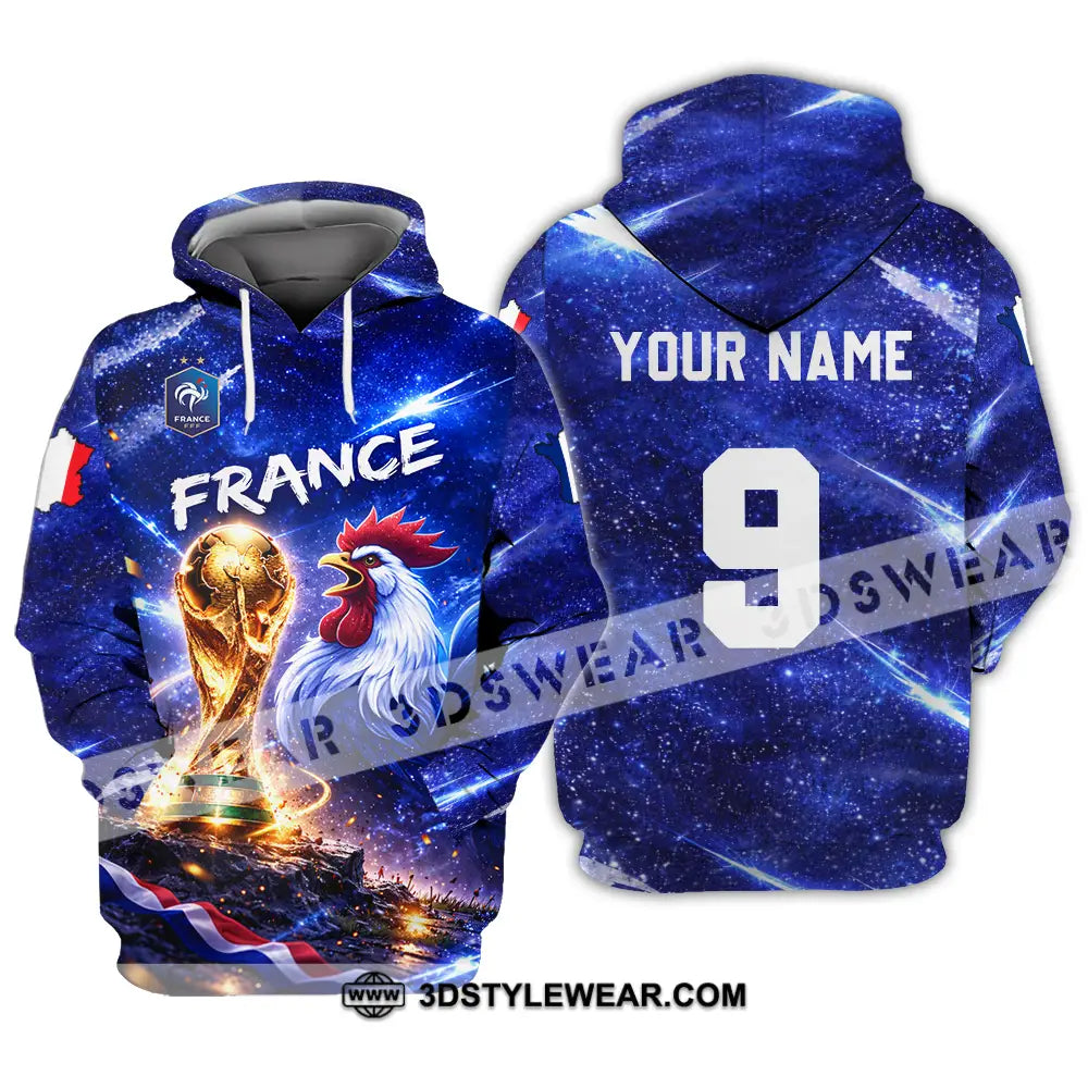Unisex Shirt - Custom France World Cup 2026 3D Shirt Hoodie / S T-shirt