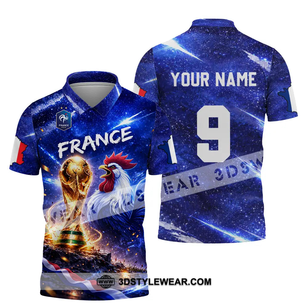 Unisex Shirt - Custom France World Cup 2026 3D Shirt Polo Shirt / S T-shirt