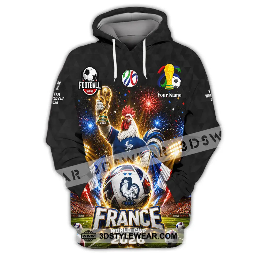 Unisex Shirt - Custom France World Cup 2026 Shirt - Hoodie / S - T-shirt