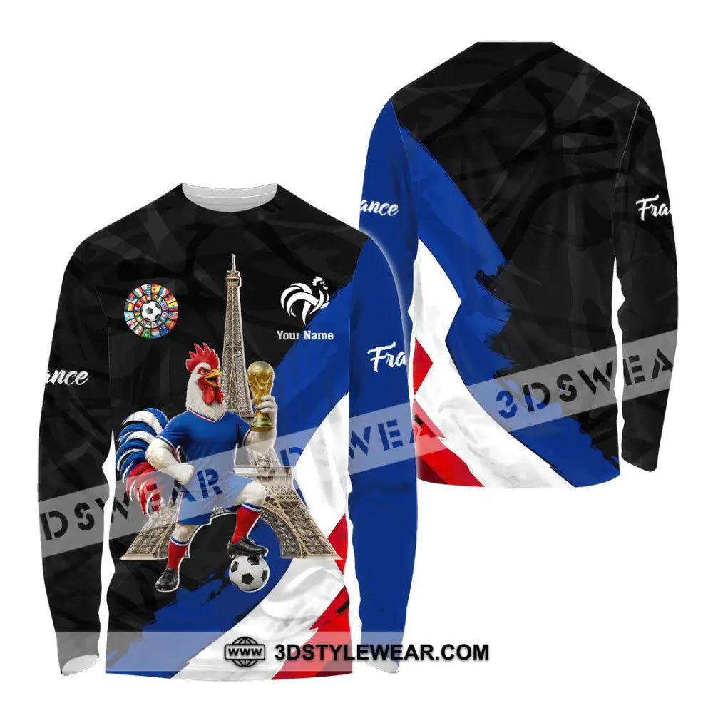 Unisex Shirt - Custom France World Cup 2026 Shirt - Long Sleeve Shirt / S - T-shirt