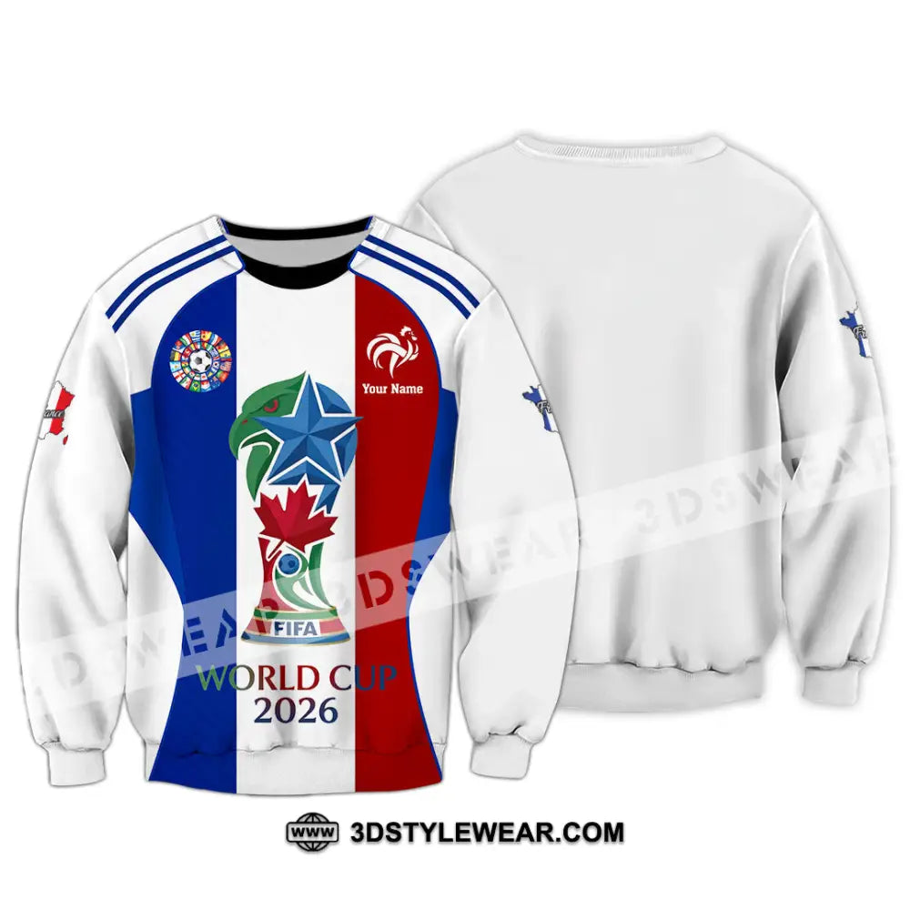 Unisex Shirt - Custom France World Cup 2026 Shirt - Long Sleeve / S - T-shirt